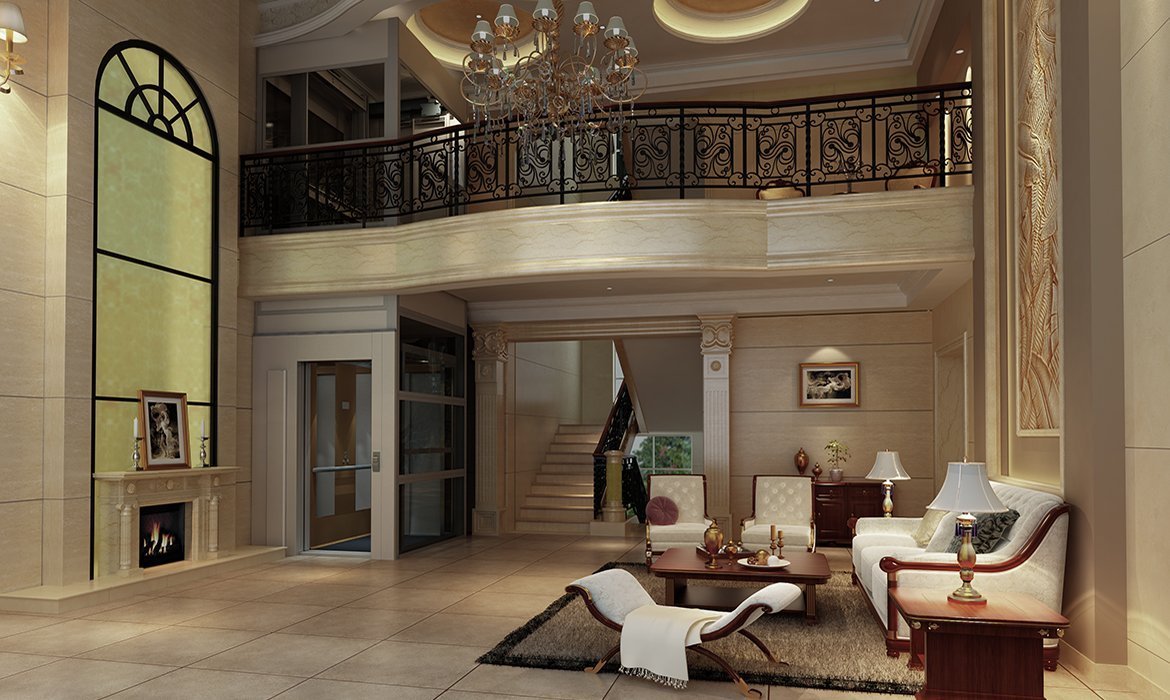 Cabin Lift in luxury hotel