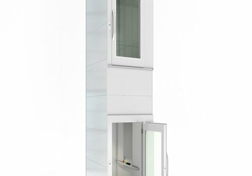white domestic lift design