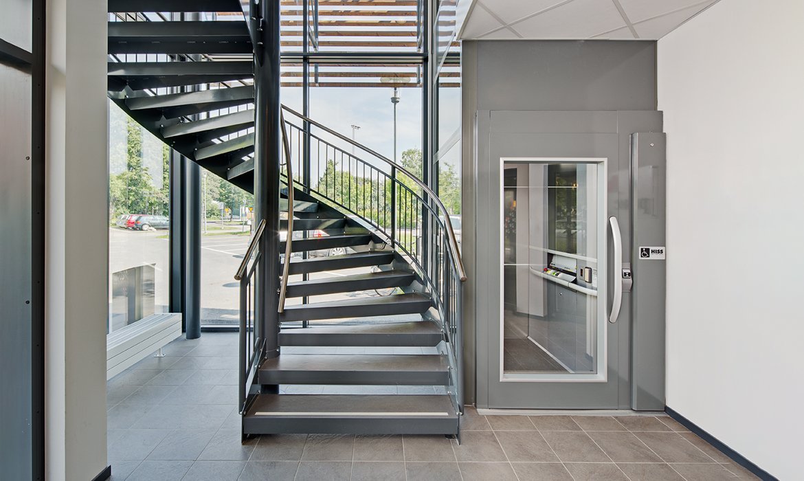 A5000H Plattformshiss Med Spegel Och Led Belysning