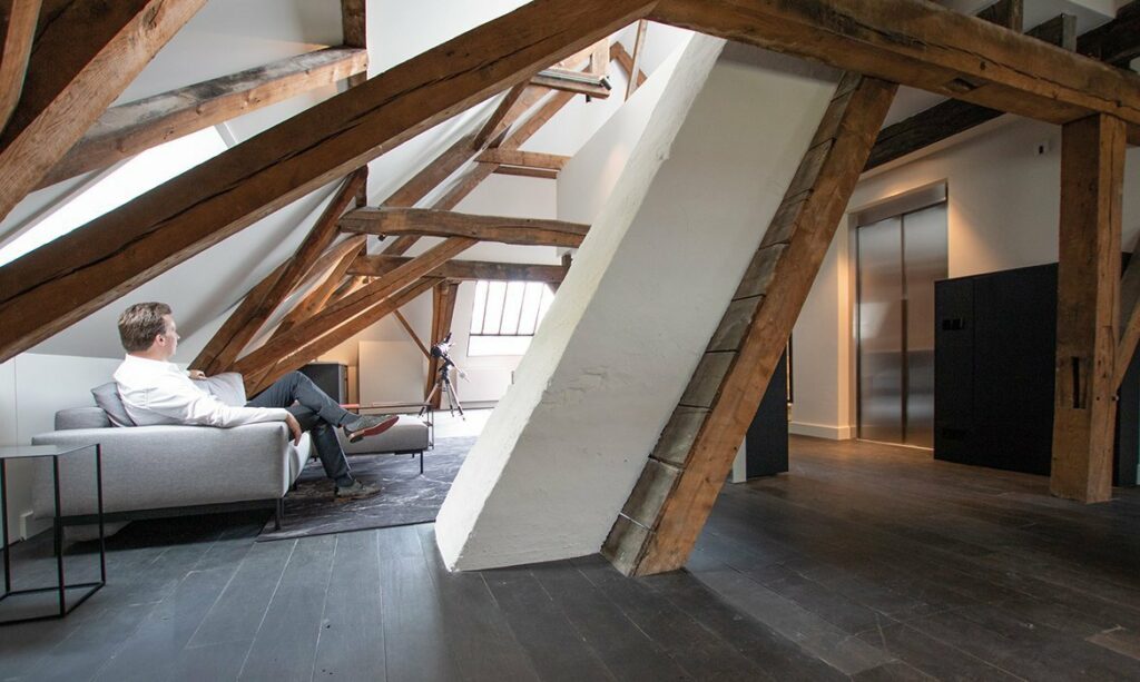 Industrial chic loft apartment