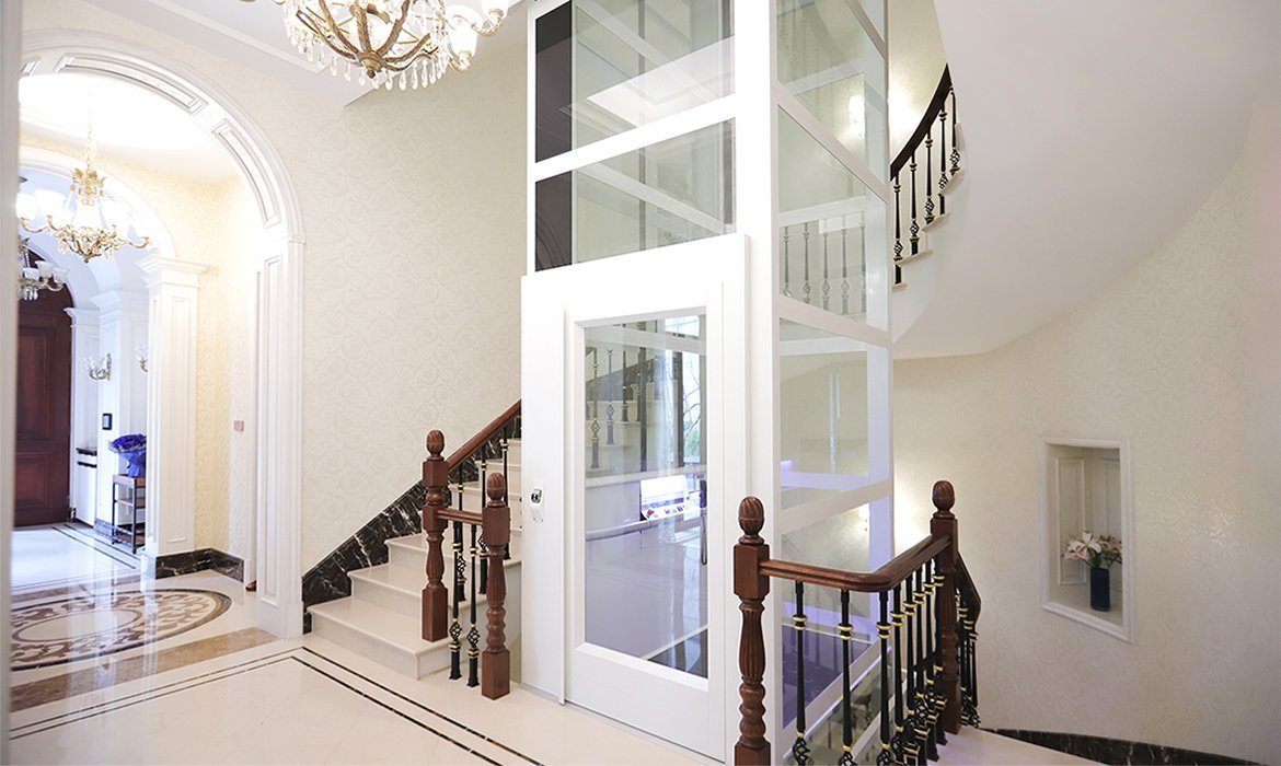 Domestic lift in luxury home